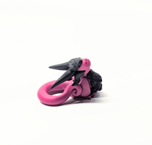 Fuschia and Black Dragon