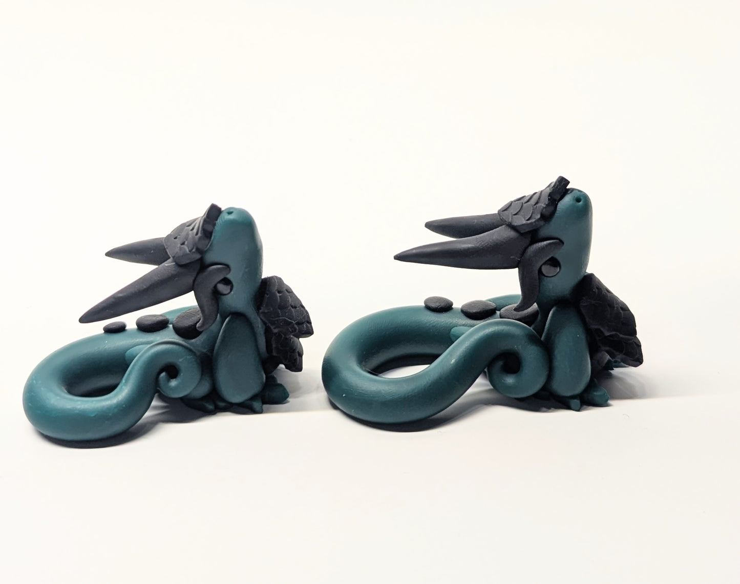 Forest Green and Black Dragon