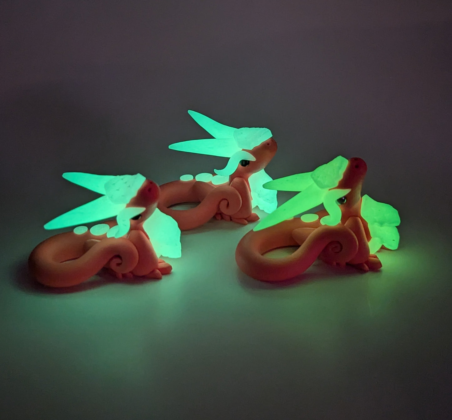 Orange and Glow in the Dark Drsgon